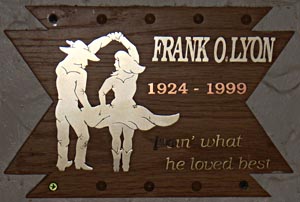 In Memory Of Frank O. Lyon